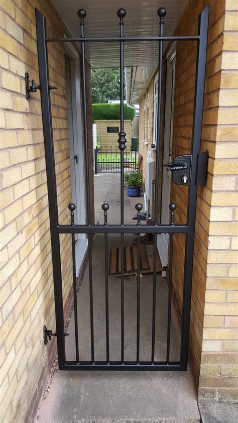 metal side gates for house|lockable metal side gates.